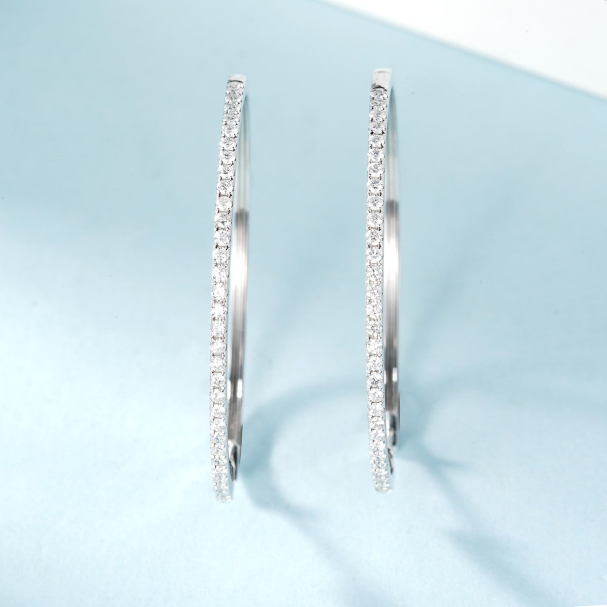 18K Diamond Round Stud Earrings - Luxurious Jewelry Piece Jeweler.Jewelry