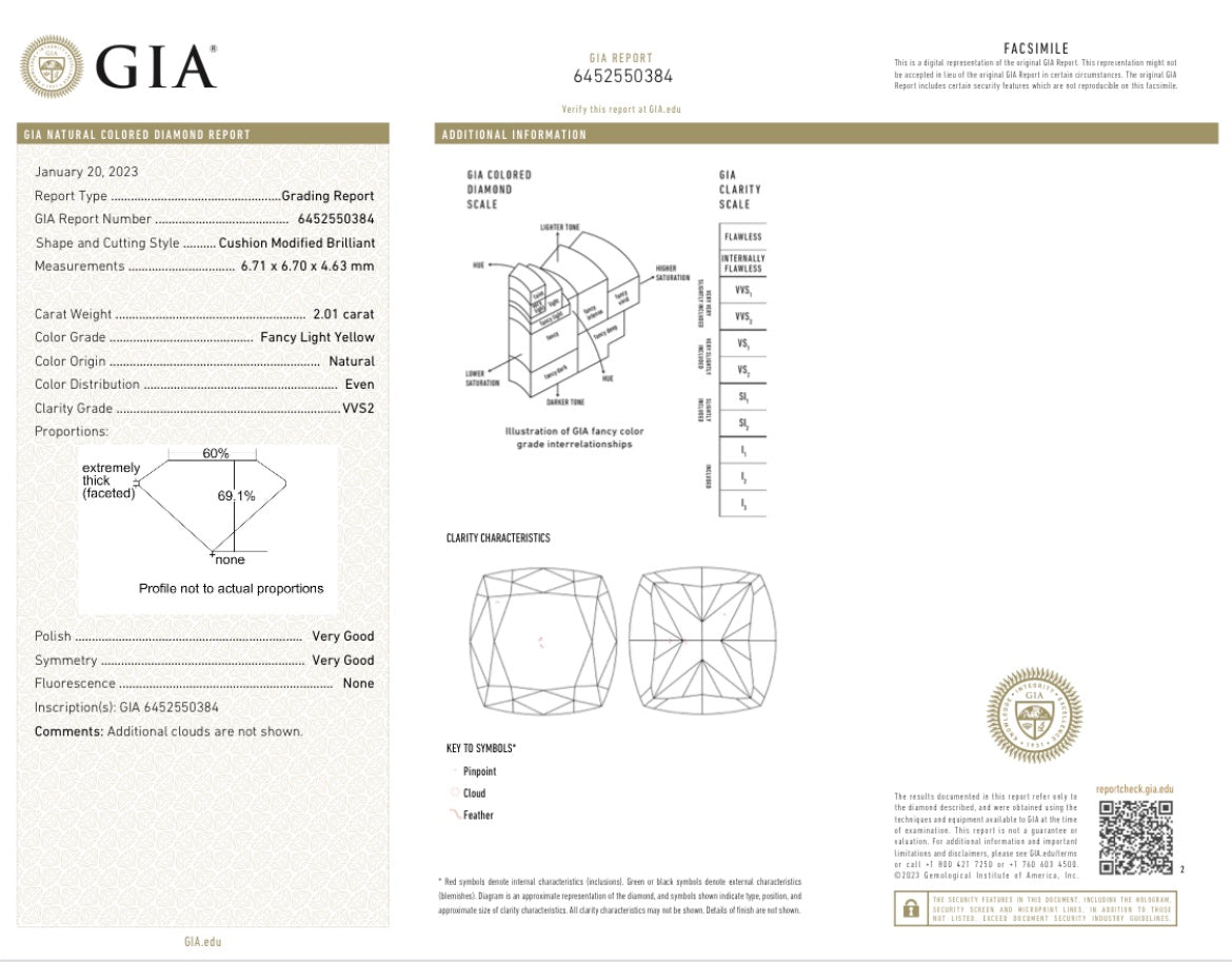 18K Gold White and Yellow Diamond GIA Full Diamond Bowknot Three-Way Wear Jewelry - GIA Yellow Diamond Ring