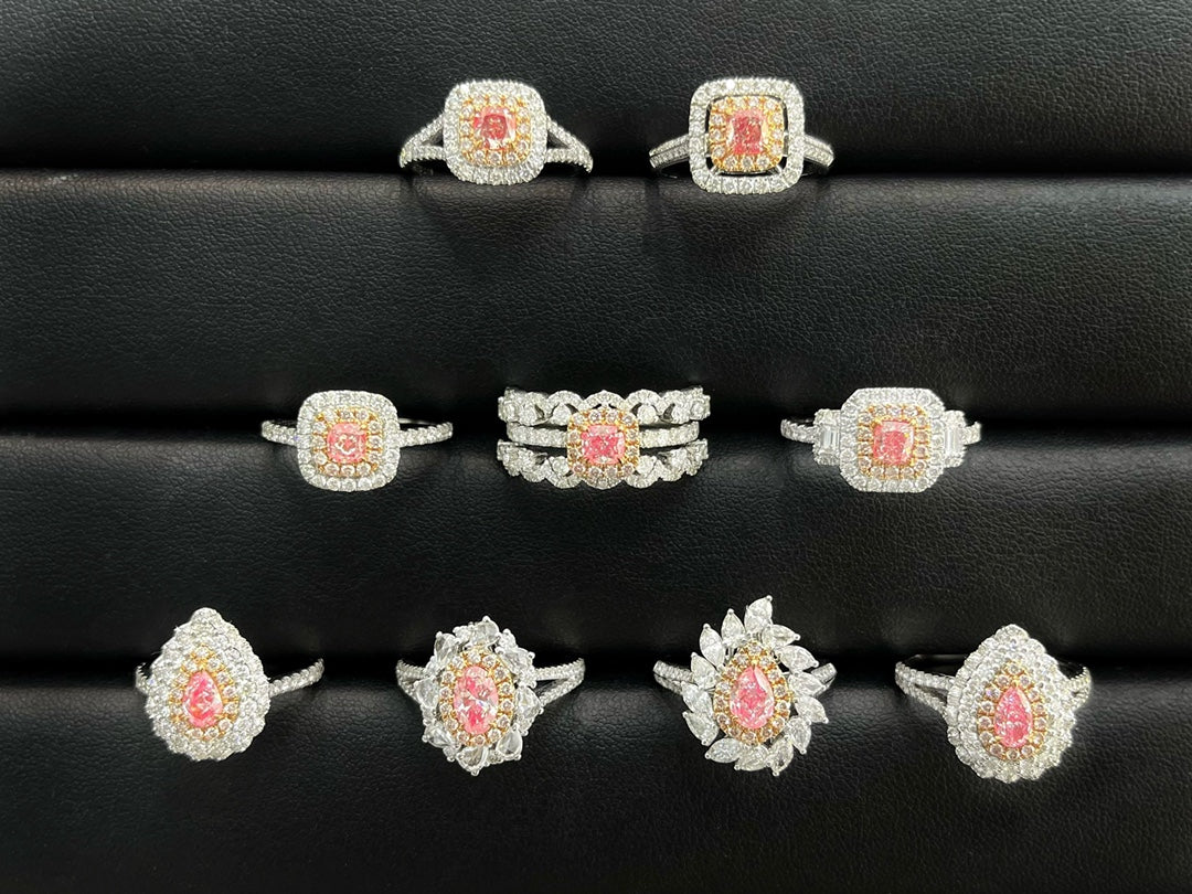 18K Pink Diamond Rings Collection - Exquisite GIA Certified Jewelry - GIA Pink Diamond Ring