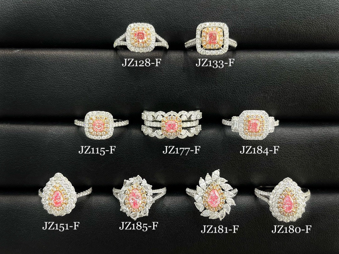 18K Pink Diamond Rings Collection - Exquisite GIA Certified Jewelry - GIA Pink Diamond Ring