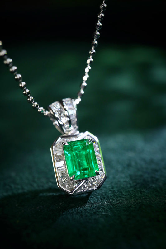 Panjshir Emerald Pendant - Premium Jewelry Collection