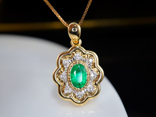 Vintage Panjshir Emerald Pendant Jewelry - A Timeless Treasure