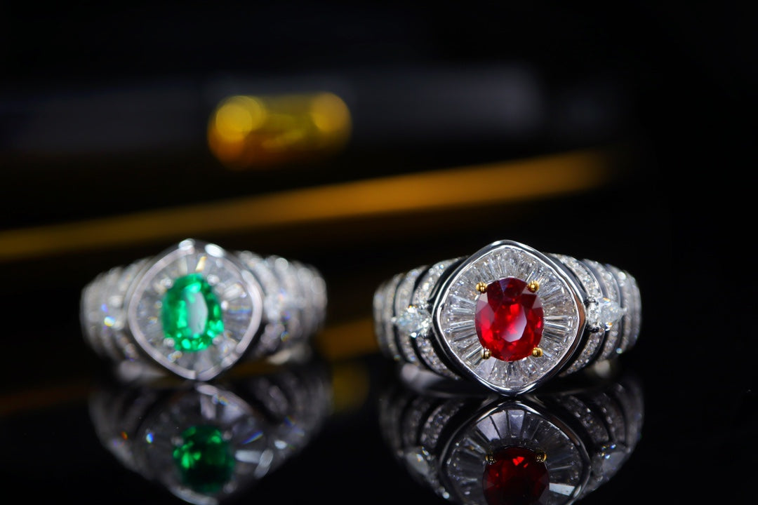 Pigeon's Blood Red Ruby Ring - Unieke hoogwaardige sieraden