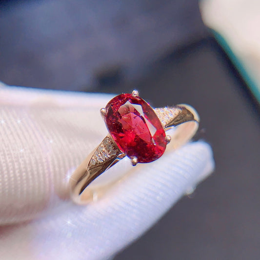 Rainbow-Like Multicolored Tourmaline Jewelry with 18k Gold and Diamonds