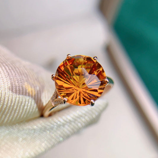 Dazzling Citrine Ring - A Must-Have Jewelry for Prosperity