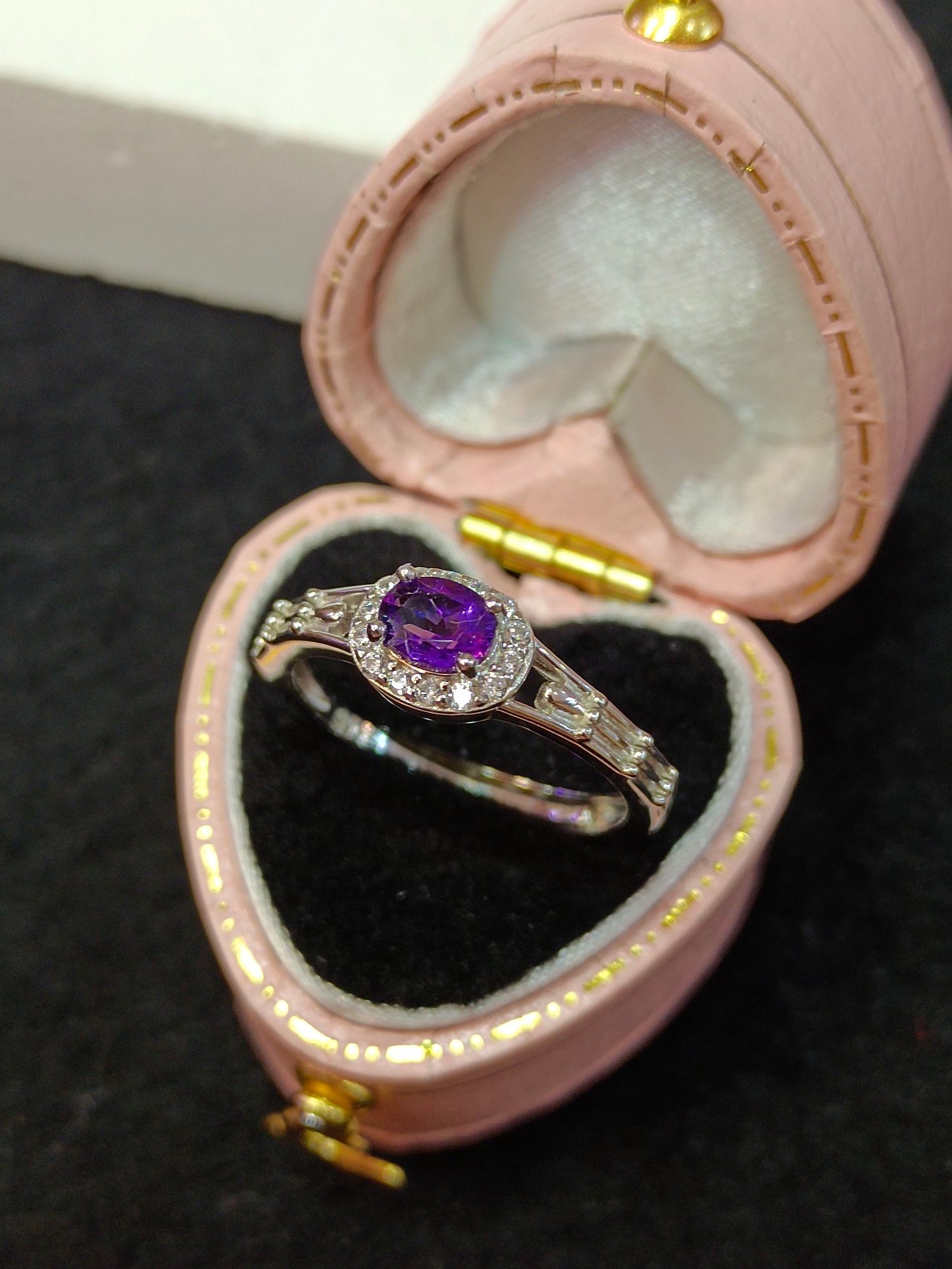 S925 Silver Exquisite Amethyst Ring - Jewelry for Elegance