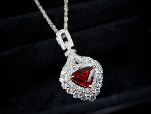 GRS Certified Pigeon Blood Ruby Pendant: A Jewelry Marvel