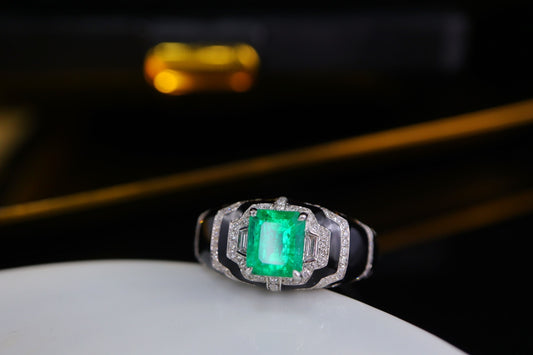 Panjshir Emerald Ring - High-Quality Unique Jewelry Piece