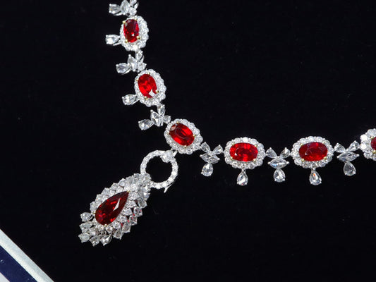 Chocker Pigeon Blood Red Ruby and Diamond Necklace – A Must-Have Jewelry Piece