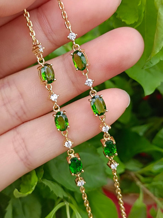 Natural Diopside Jewelry - Vitality Rannekoru