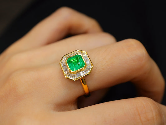 Panjshir Emerald Ring - High-End Fashionable Jewelry