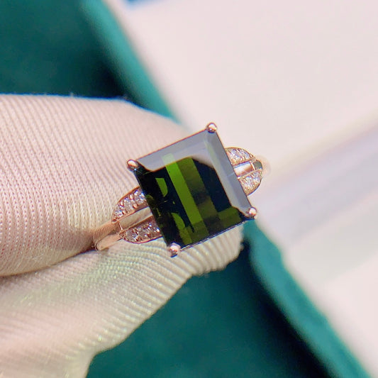 Healing Green Tourmaline Ring - A Must-Have Jewelry for Serenity