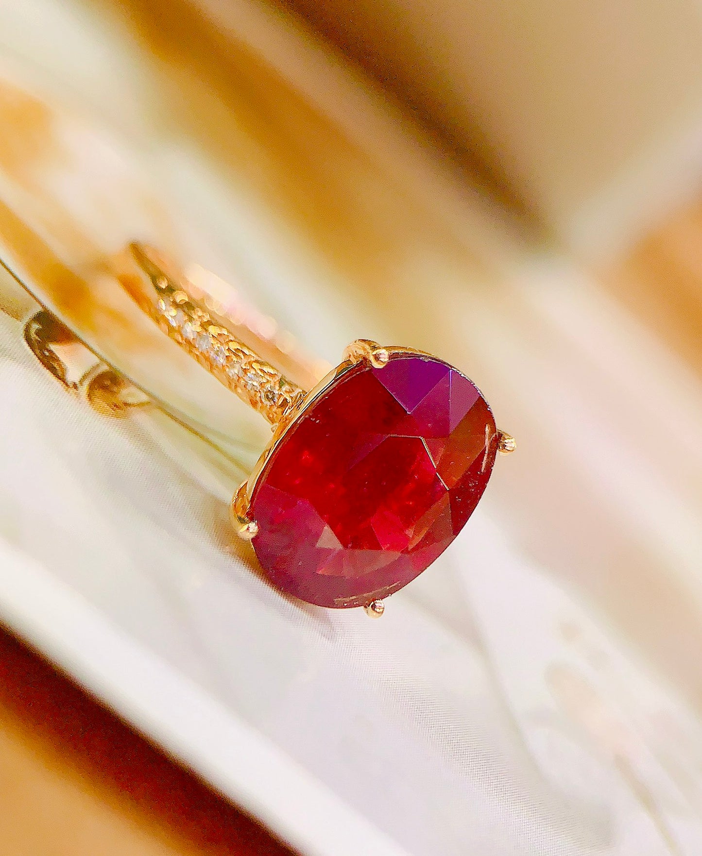 Natural Almandine Garnet Ring - Exquisite Jewelry Piece