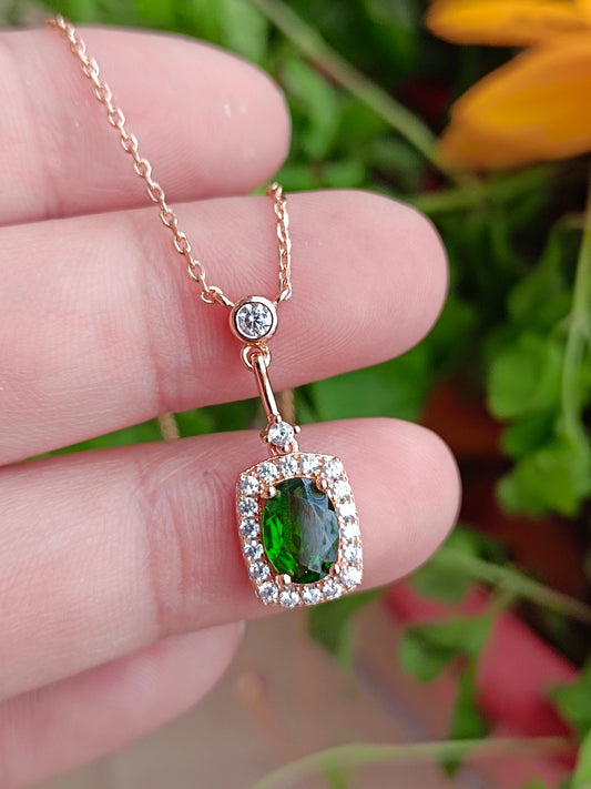 Natural Diopside Necklace - A Symbol of Hope, Health, and Longevity in Jewelry