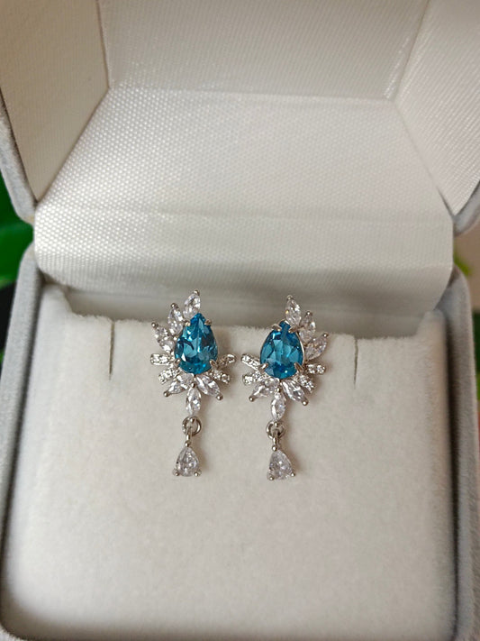 Dazzling London Blue Topaz Earrings - Exquisite Jewelry for Elegant You