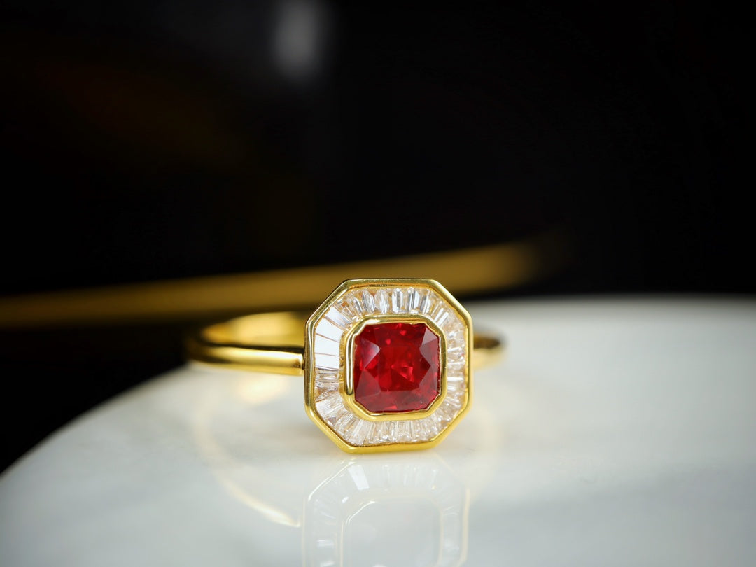 Pigeon's Blood Ruby Ring – huippuluokan muodikkaita koruja