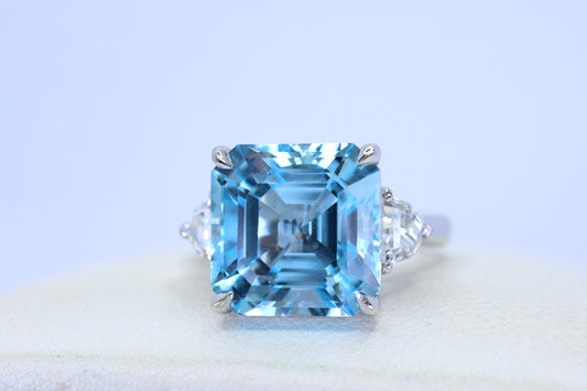 Exquisite Swiss Blue Topaz Ring - A Must-Have Jewelry Piece