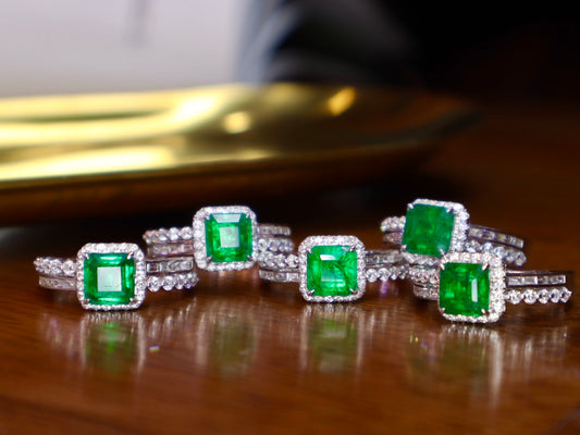 Exquisite Emerald Ring Jewelry - A Masterpiece of Nature and Craftsmanship