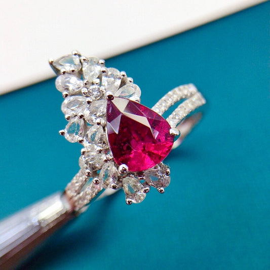 Elegant 18K Gold Natural Tourmaline Ring - A Must-Have Jewelry