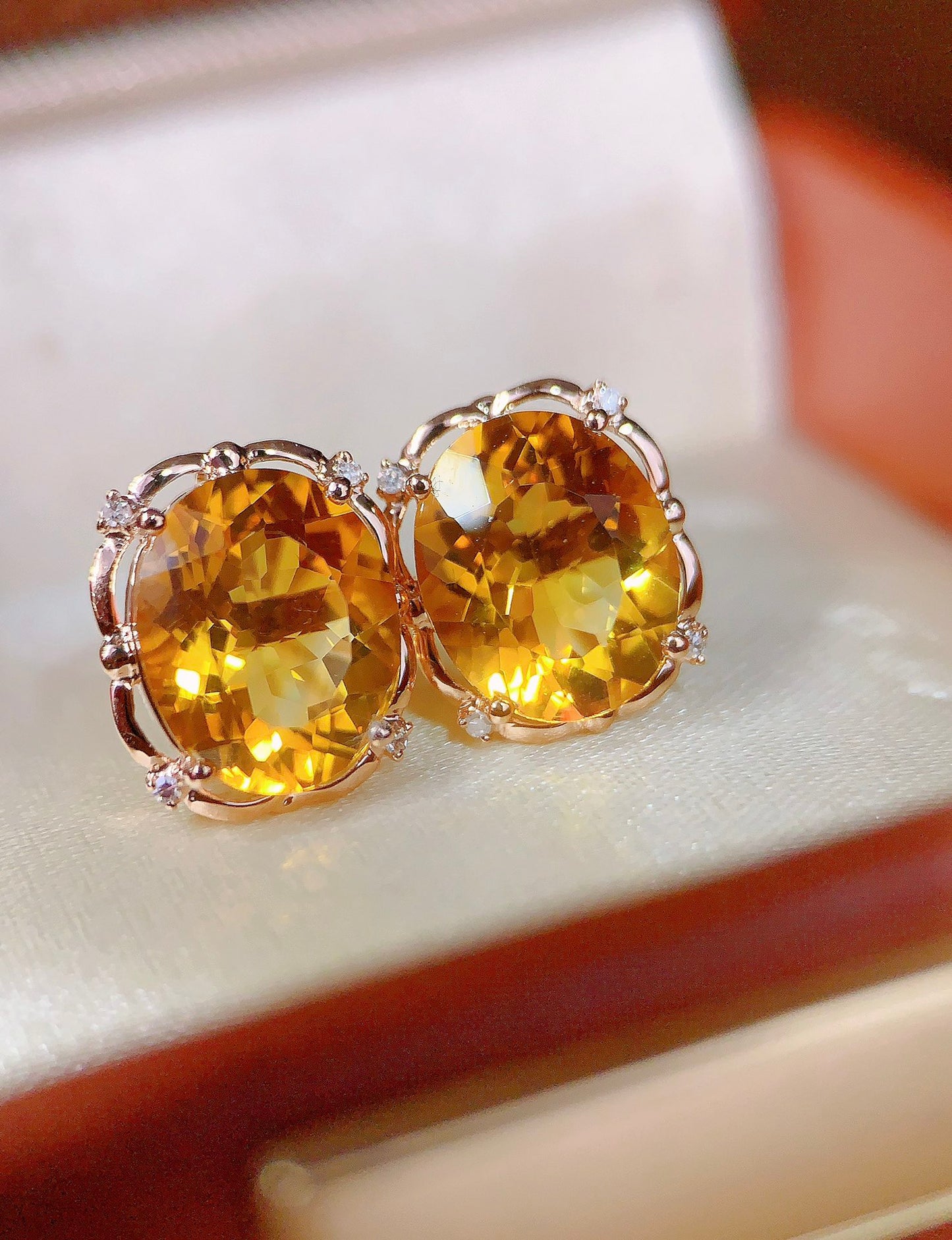 New Arrival: Sunlit Stone, Glow of Prosperity - Citrine Earrings