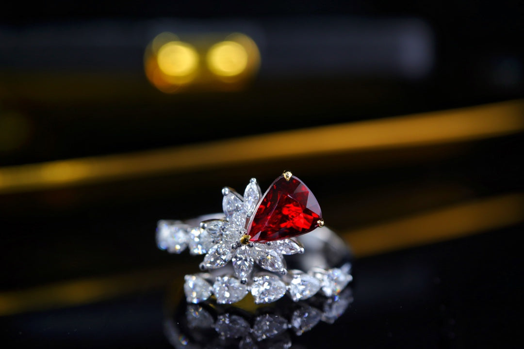 Cincin Ruby Merah Darah Pigeon - Perhiasan Khusus Premium