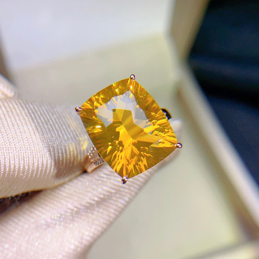 Dazzling Citrine Ring - A Must-Have Jewelry for Prosperity