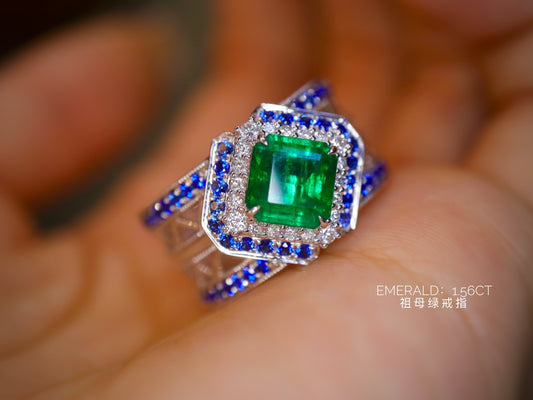 Nature's Splendor: Emerald and Sapphire Jewelry Marvel