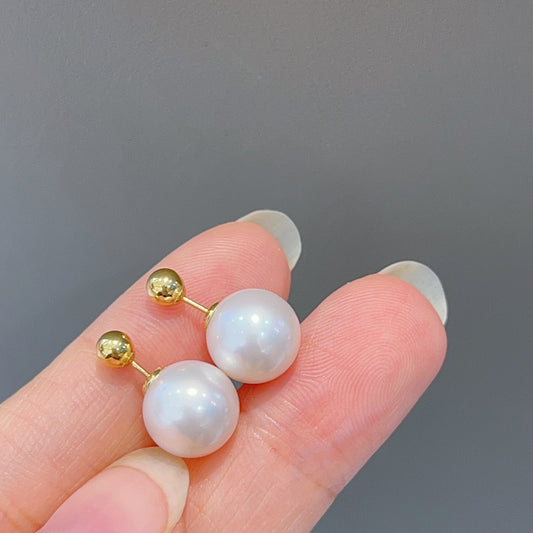 Elegant 18K Gold & 10-10.5mm Freshwater Pearl Jewelry