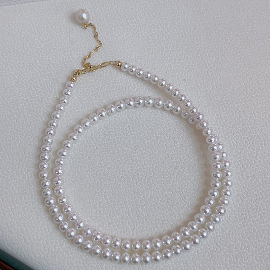 New Arrival! 4-5mm Aurora Freshwater Pearl Necklace - A Must-Have Jewelry