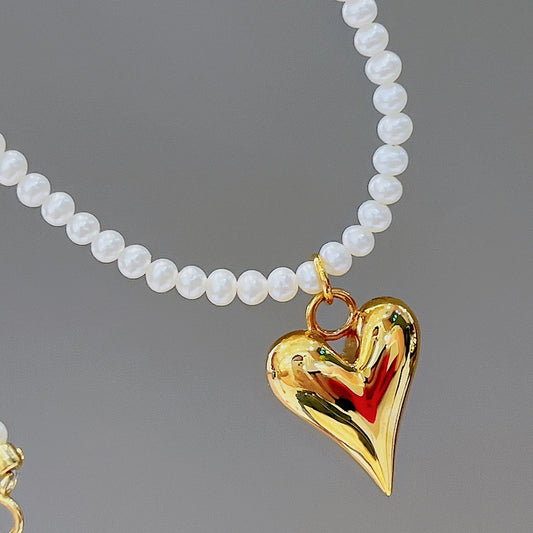 18K Gold and Natural Freshwater Pearl Jewelry