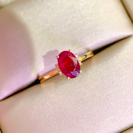 Red Tourmaline Ring - Elegant and Vibrant Jewelry