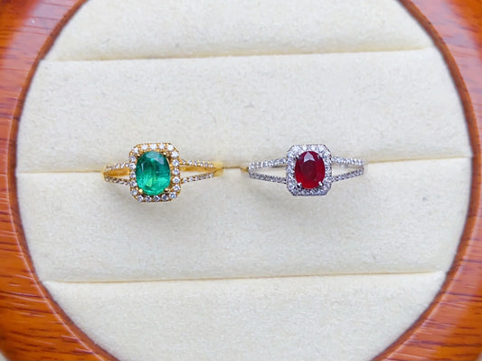 Elegant and Timeless Jewelry: Ruby & Emerald Delights