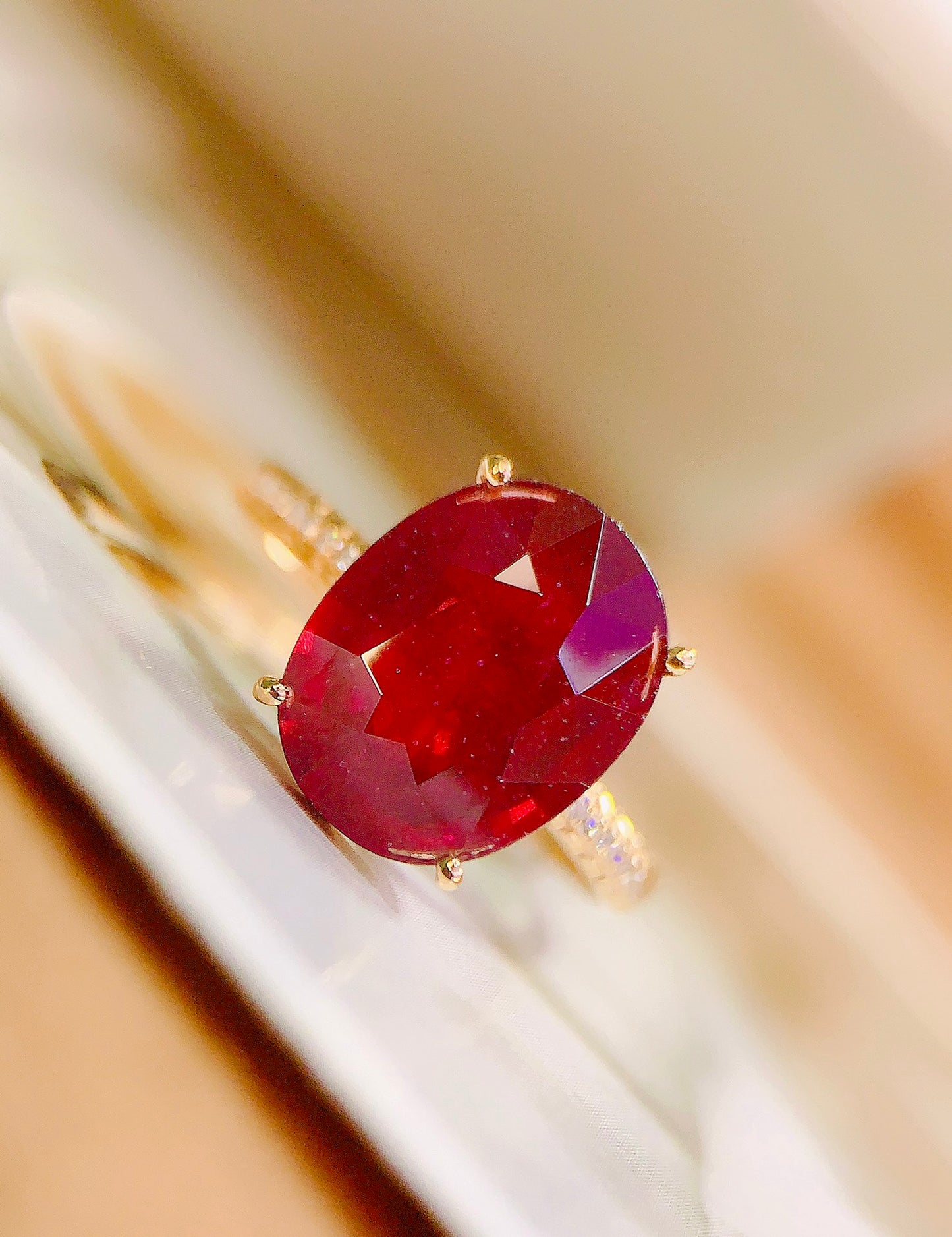 Natural Almandine Garnet Ring - Exquisite Jewelry Piece