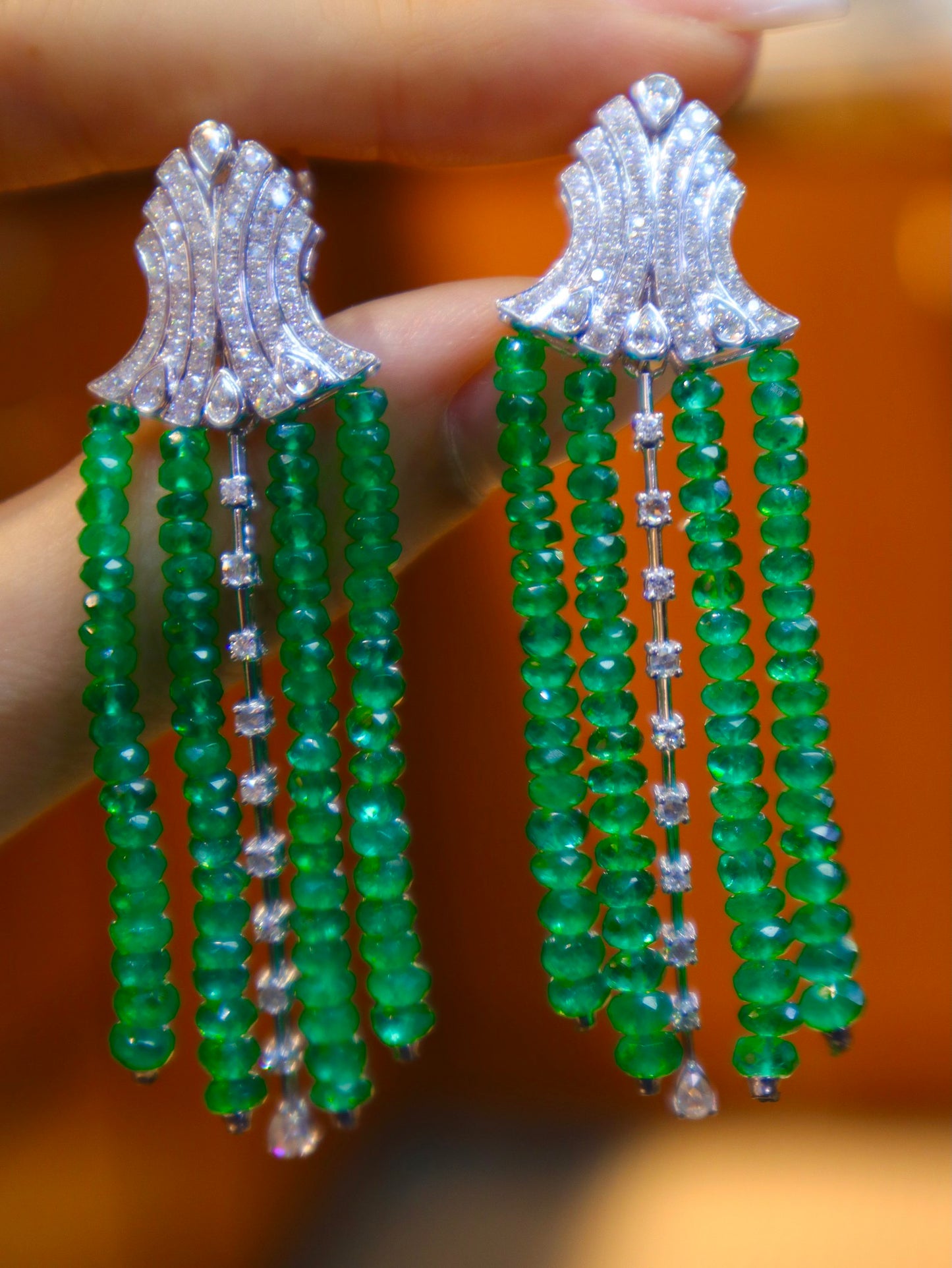 Emerald Green Jewelry Marvel: Newly Released Earrings