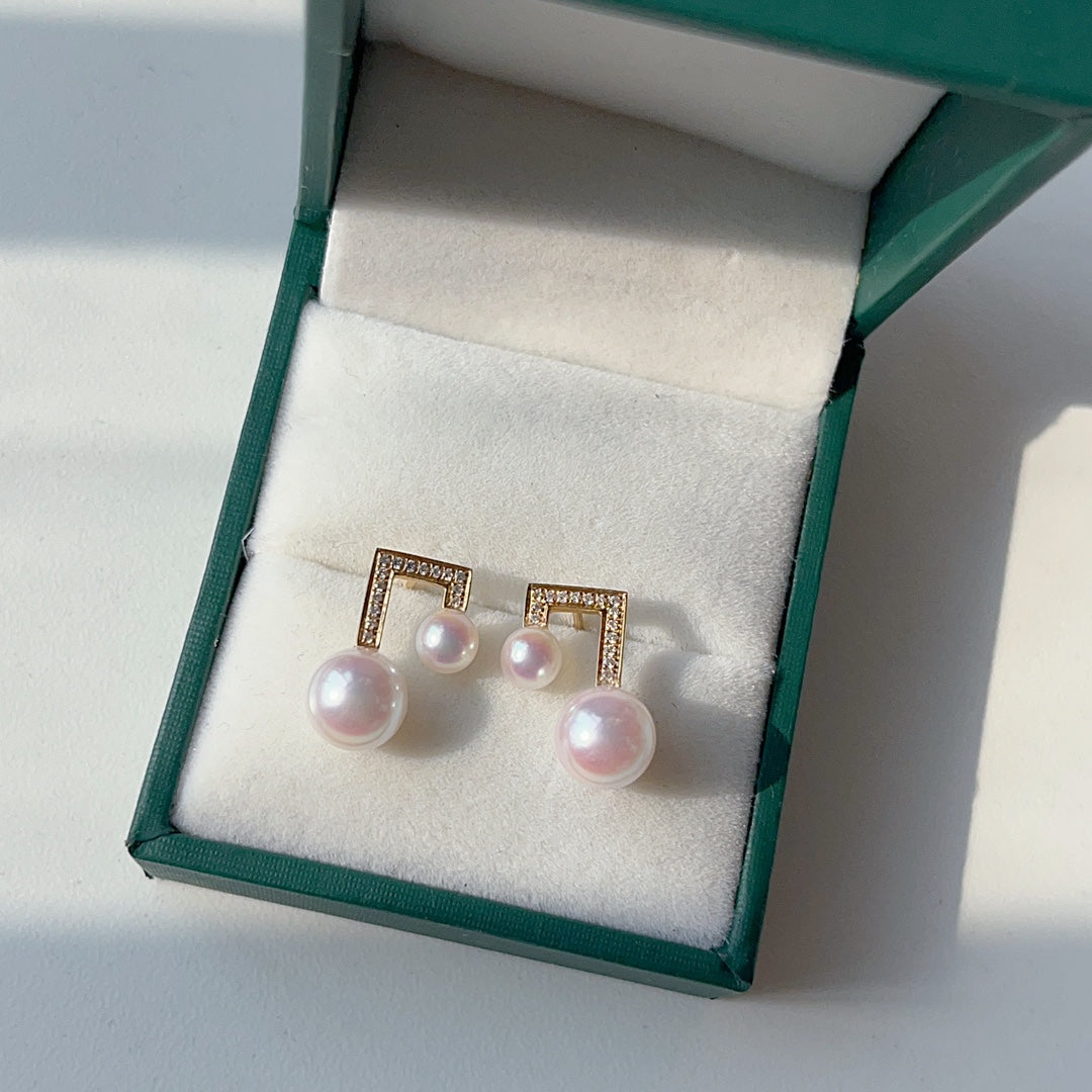 Custom Diamond Music Note Earrings - Luxury Jewelry