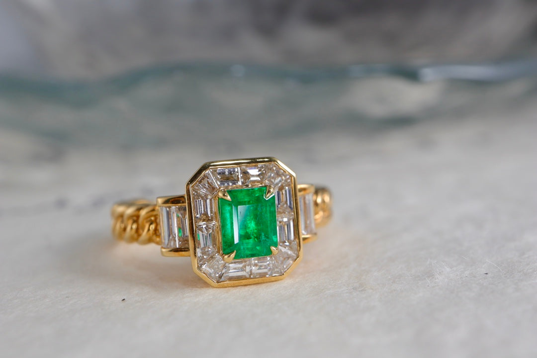 Must-Have Jewelry: Emerald Cuban Link Ring