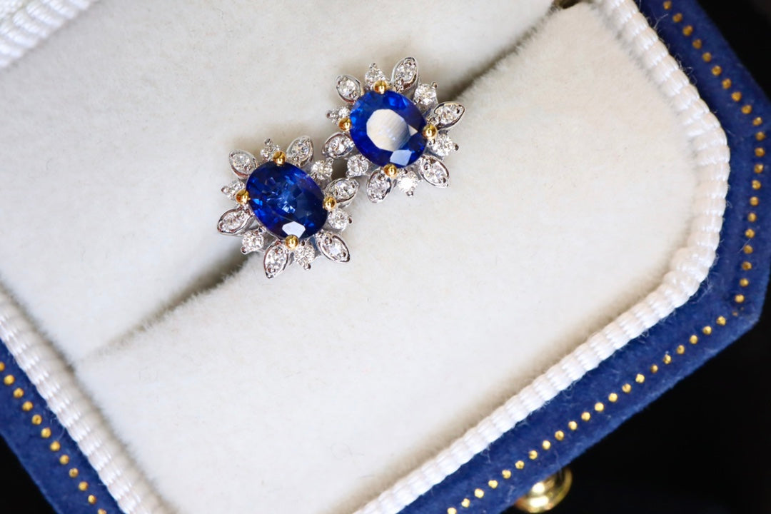 Exquisite Royal Blue Sapphire Earrings - A Jewelry Must-Have