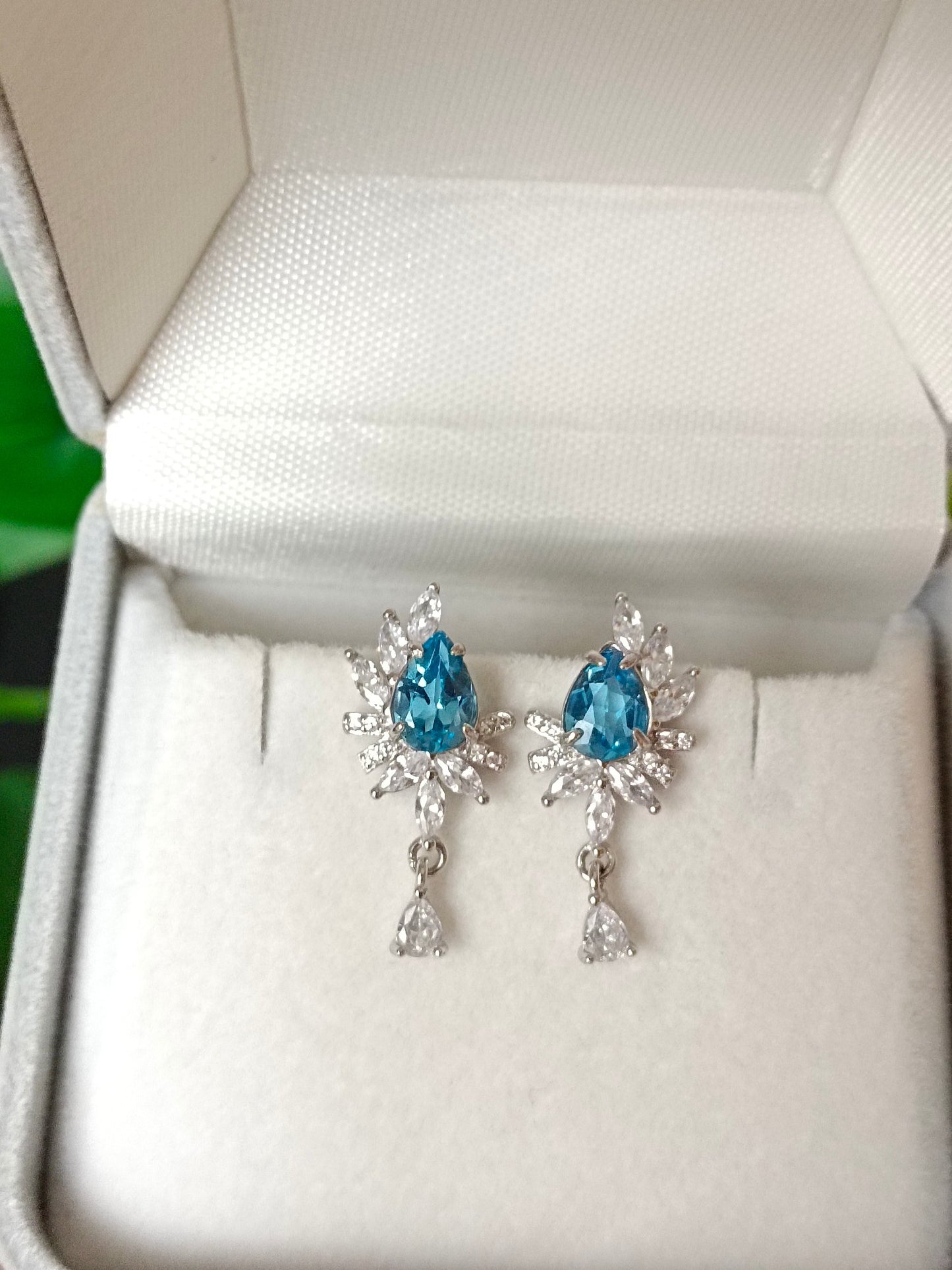 Dazzling London Blue Topaz Earrings - Exquisite Jewelry for Elegant You