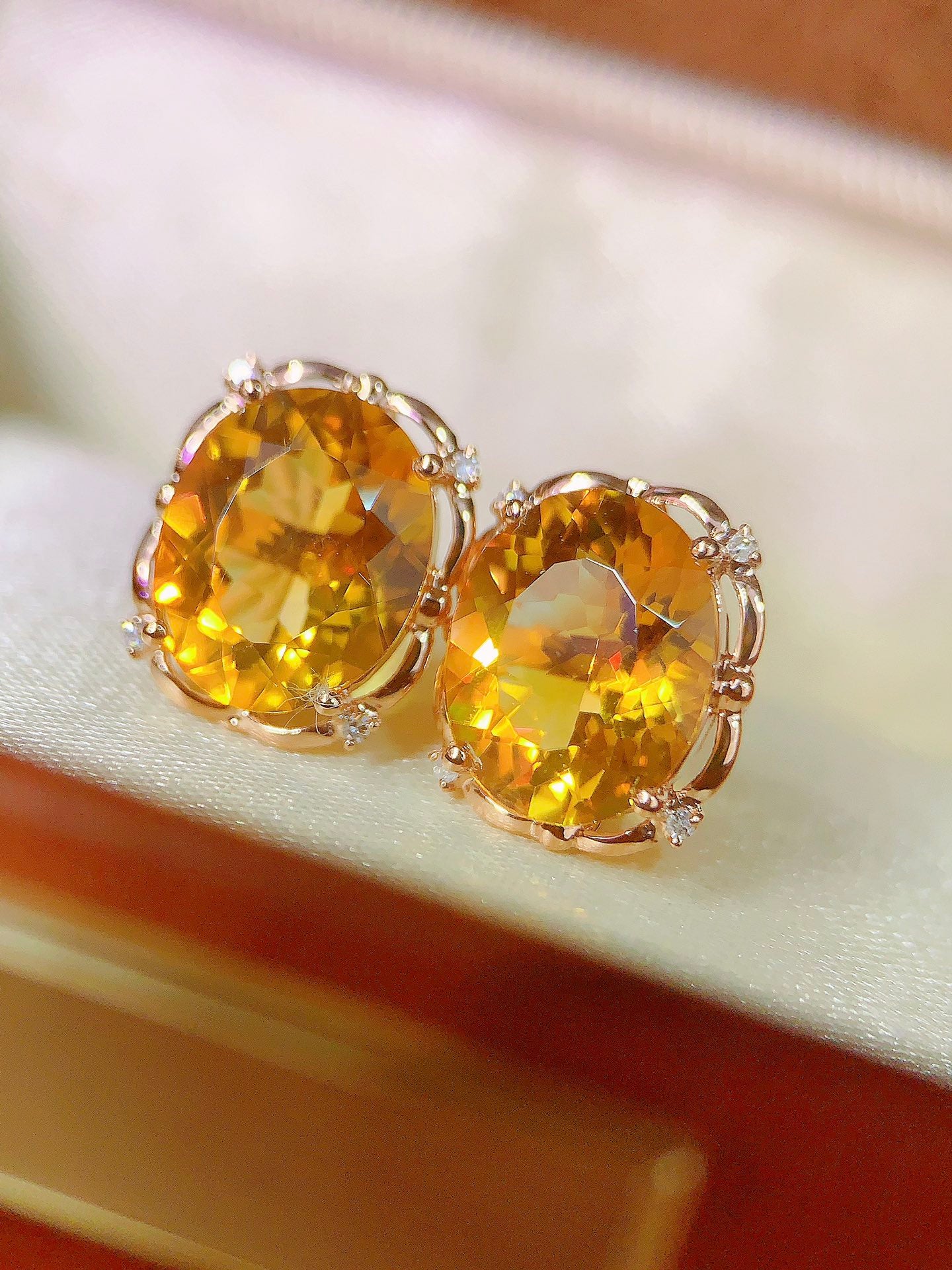 New Arrival: Sunlit Stone, Glow of Prosperity - Citrine Earrings