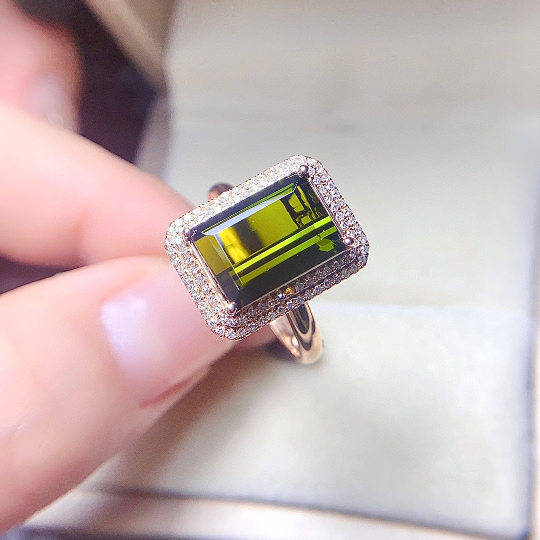 Natural Tourmaline Ring - A Stunning Piece of Jewelry