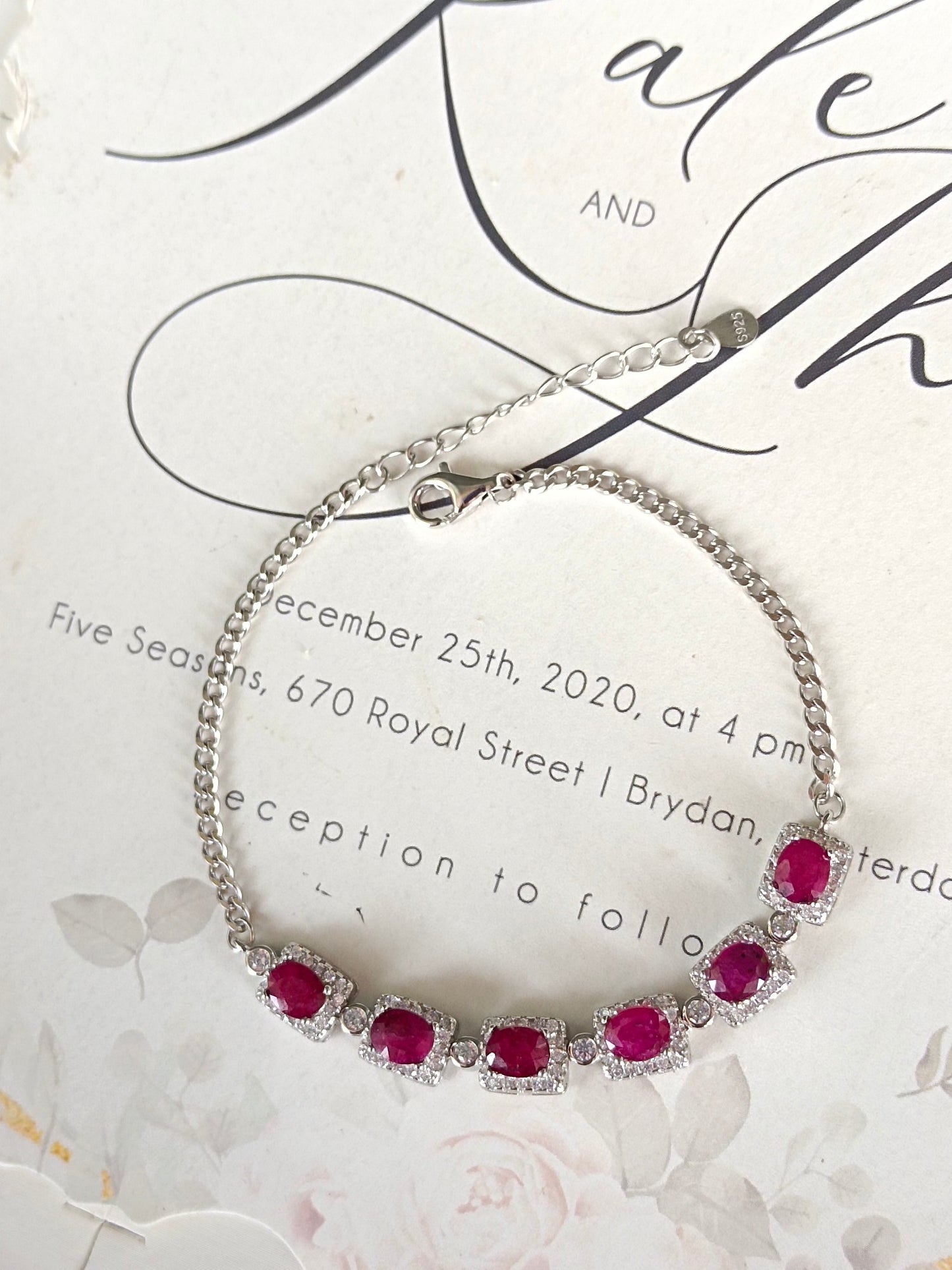 Dazzling Ruby Bracelet - A Masterpiece of Elegance and Mystery in Jewelry