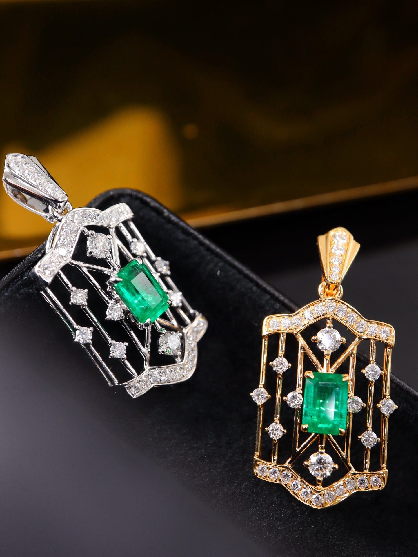 High-End Fashionable Emerald Pendant Jewelry