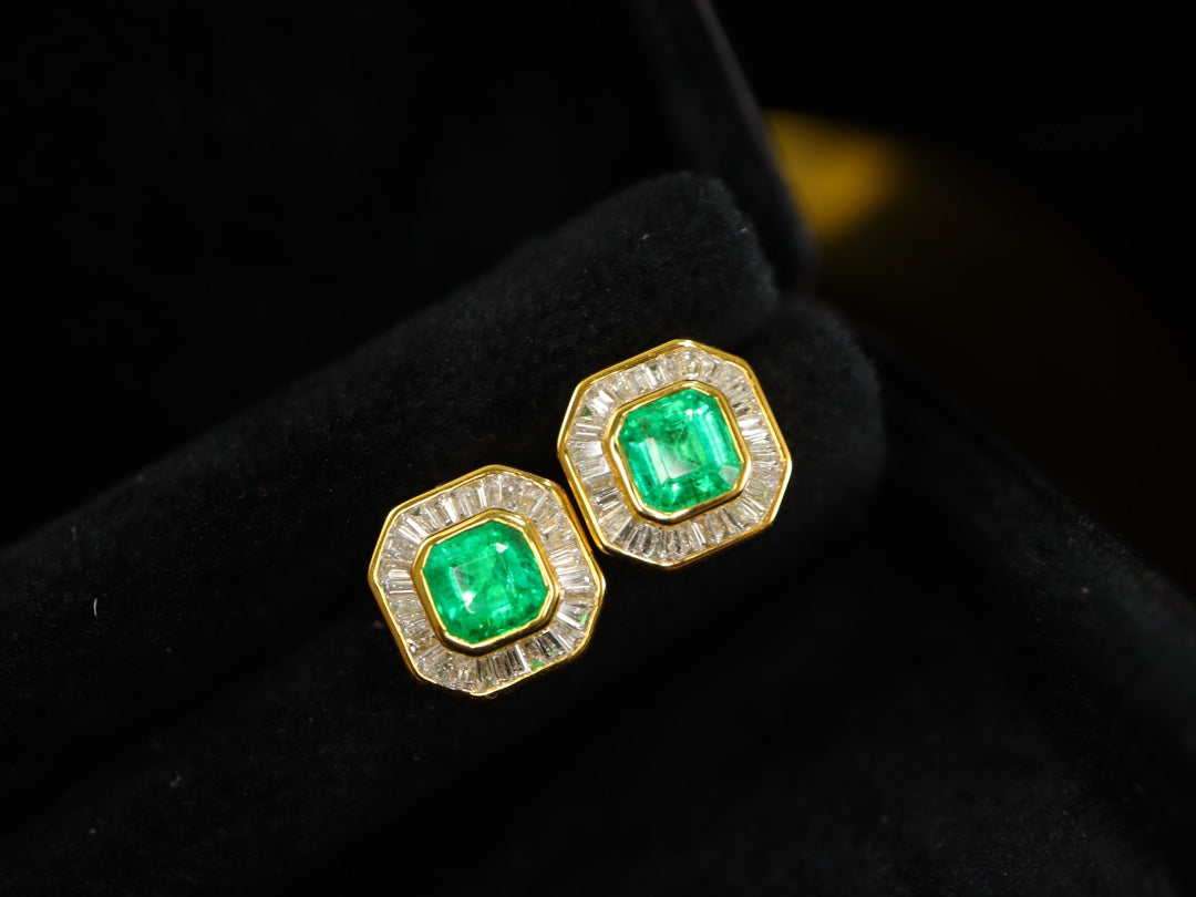 Panjshir Emerald Örhängen - Premium Fashionabla smycken