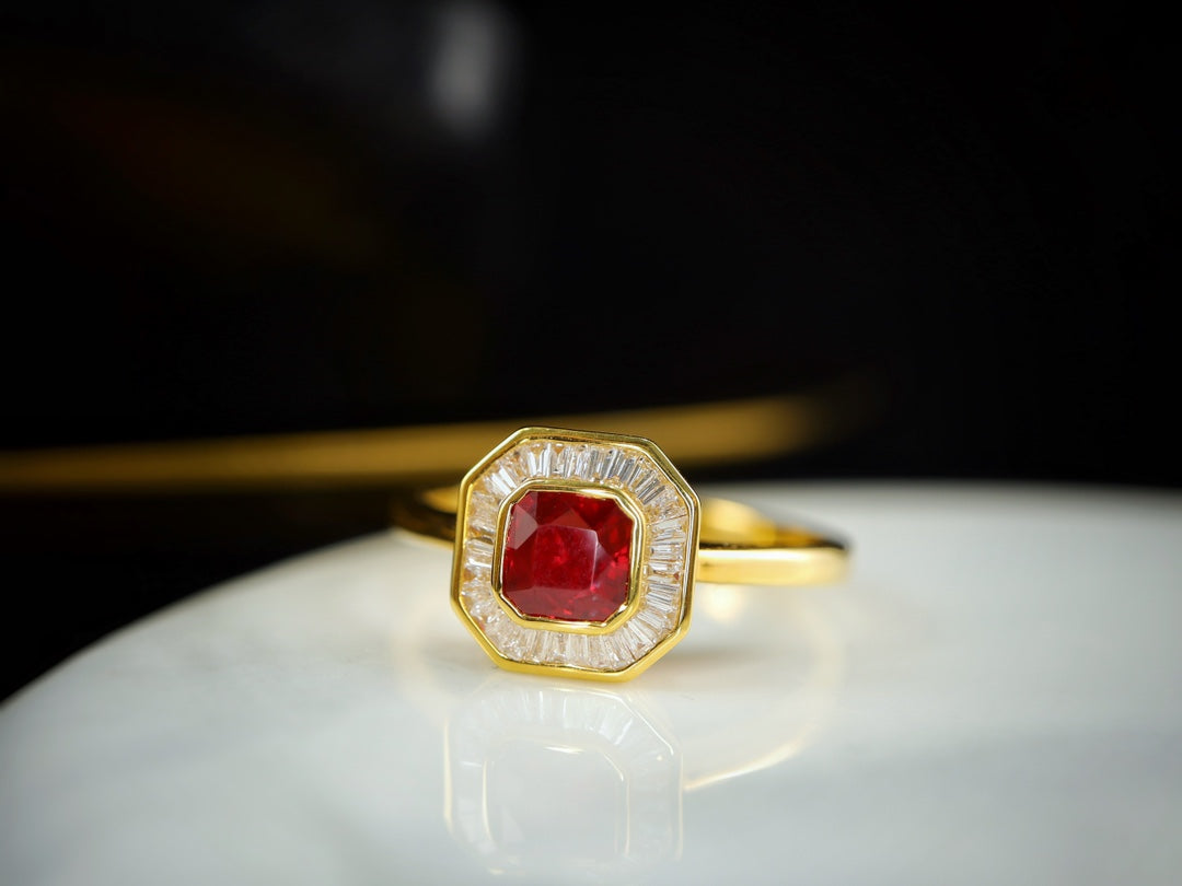 Pigeon's Blood Ruby Ring – huippuluokan muodikkaita koruja