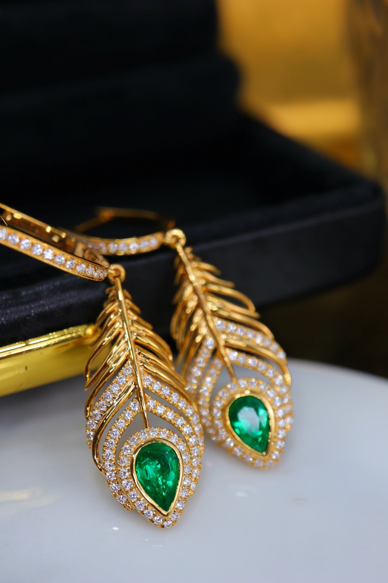 Exquisite Panjshir Emerald Earrings - Premium Jewelry for the Chic