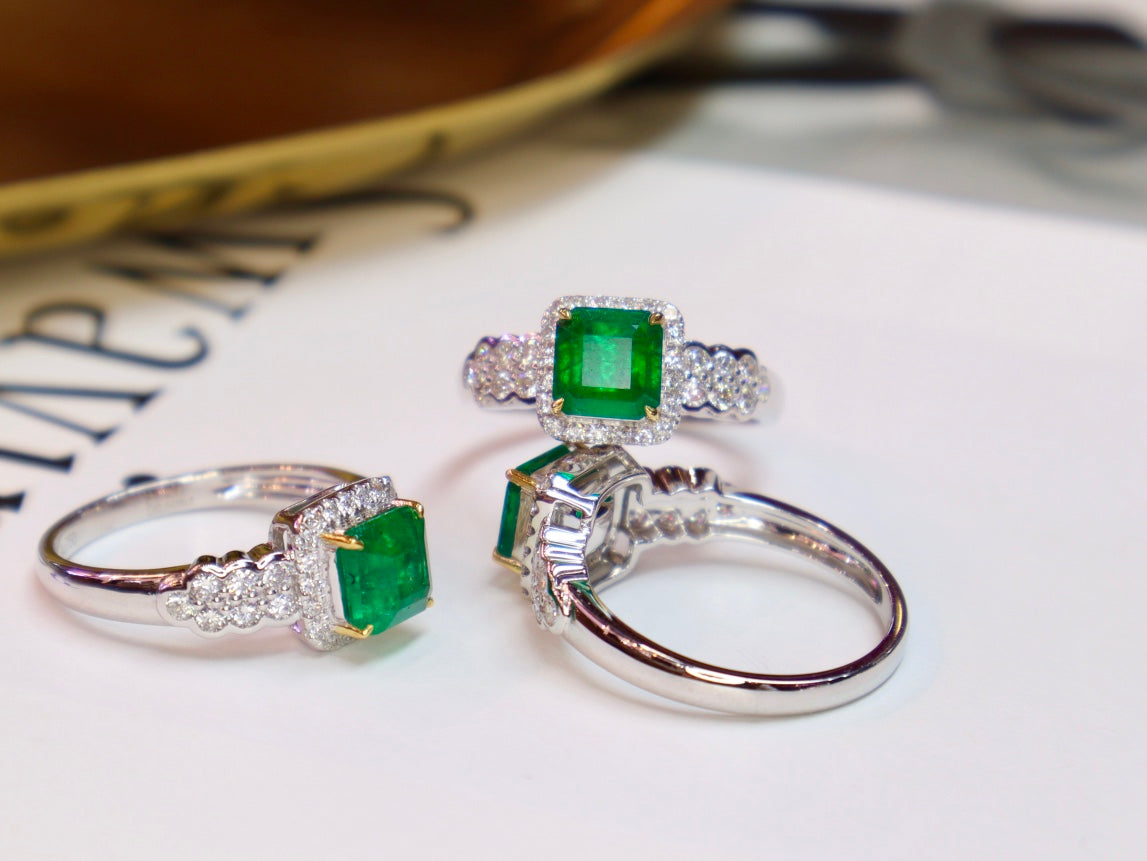 Luxurious Emerald Ring Jewelry - A Masterpiece of Elegance