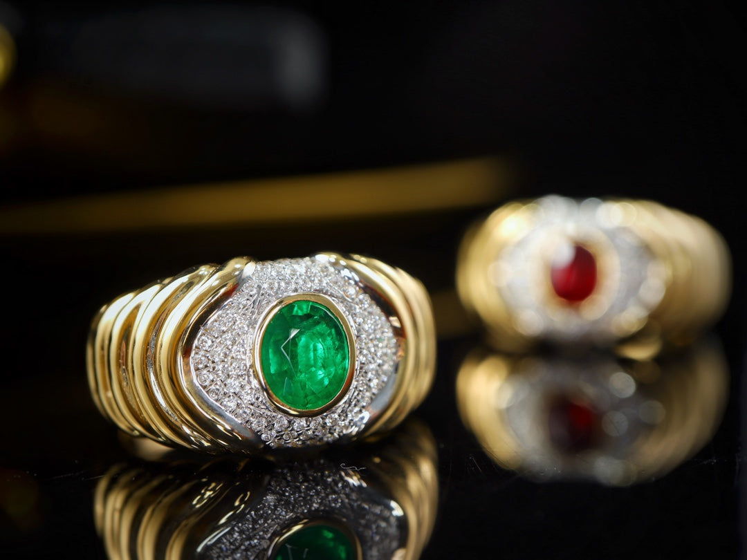 Vintage-Style Panjshir Emerald Ring - A Jewelry Treasure