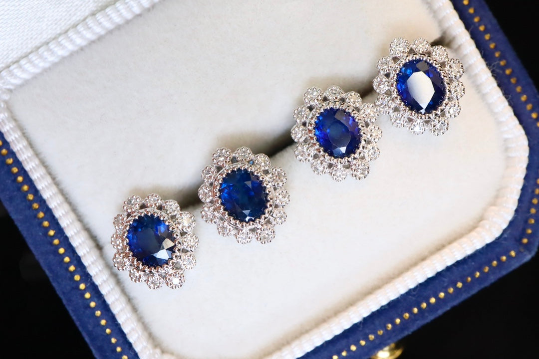 Exquisite Royal Blue Sapphire Earrings - A Must-Have Jewelry