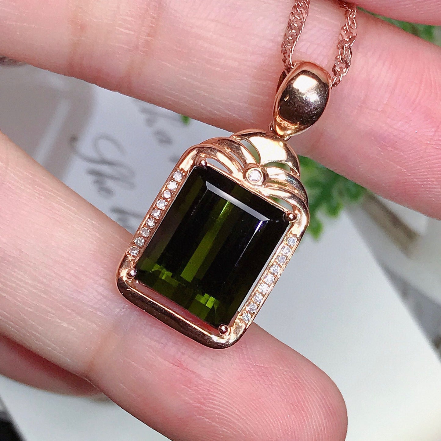 Lush Green Peridot Pendant - A Symbol of Eternal Vitality