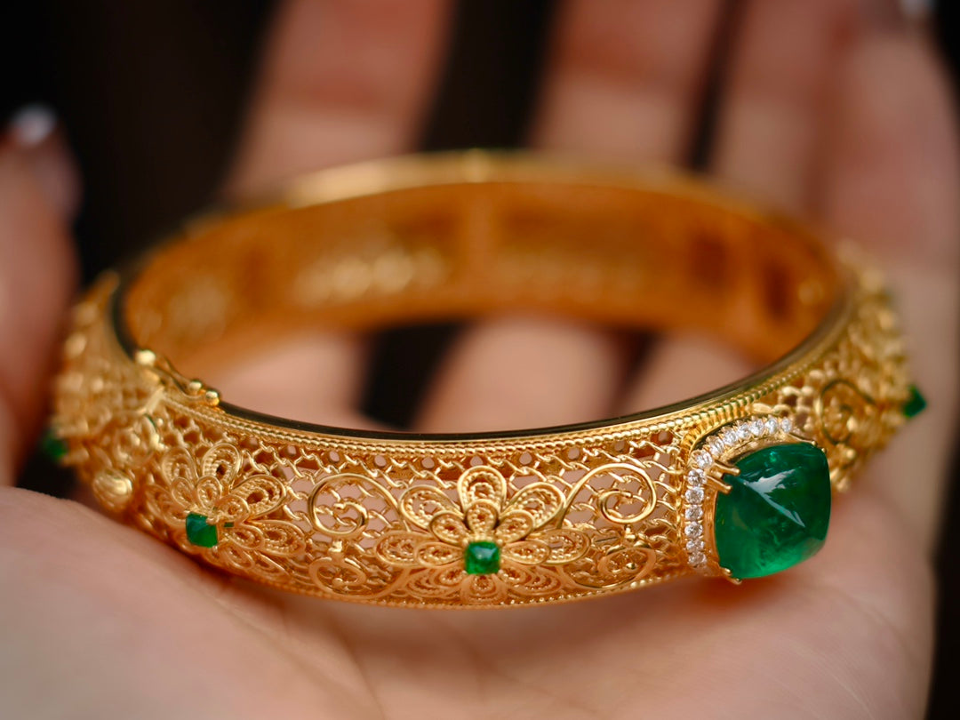 Ancient Filigree Technique Bracelet: The Pinnacle of Wedding Heirloom Jewelry